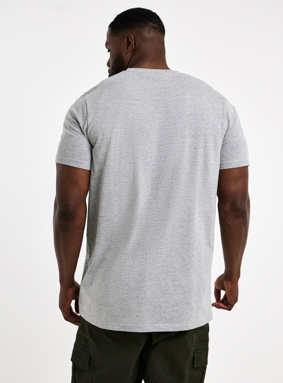 JACAMO 5 Pack V Neck T-Shirt Extra Long 1XL - Image 2 thumbnail